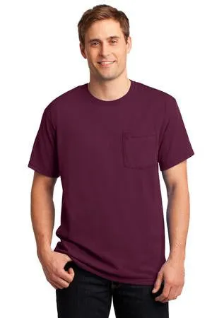 Hunky Dory - JERZEES® - Heavyweight Blend™ 50/50 Cotton/Poly Pocket T-Shirt (29MP)