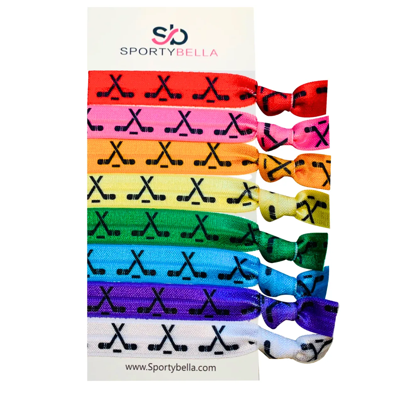 Ice Hockey Hair Ties - Multi Colored