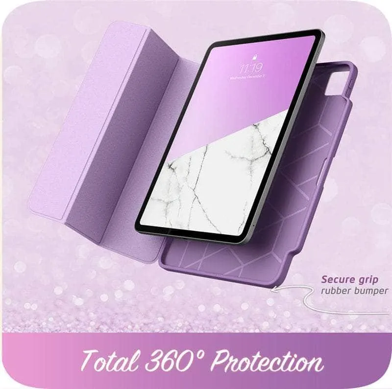 iPad Pro 12.9 2022 i-Blason Cosmo Full-Body Trifold Stand