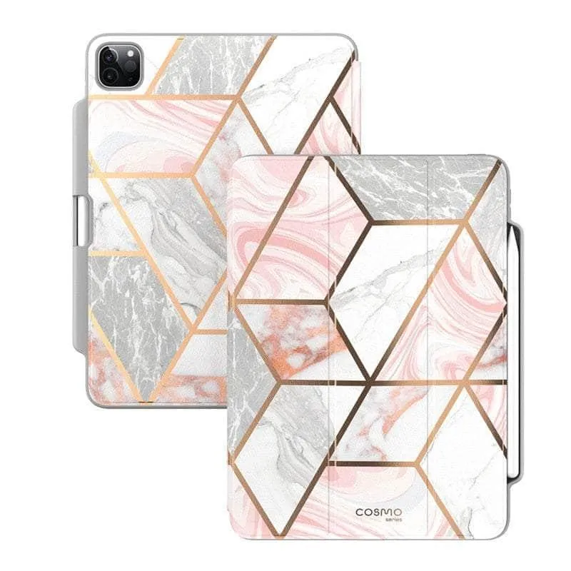 iPad Pro 12.9 2022 i-Blason Cosmo Full-Body Trifold Stand