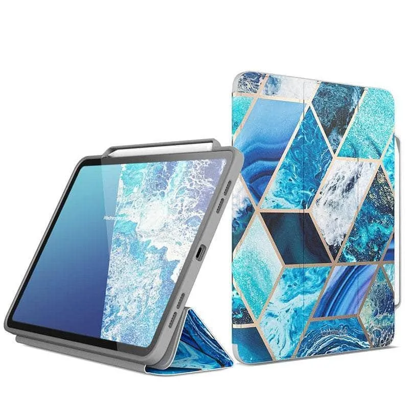 iPad Pro 12.9 2022 i-Blason Cosmo Full-Body Trifold Stand
