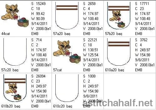 Kitty Drawstring Bag