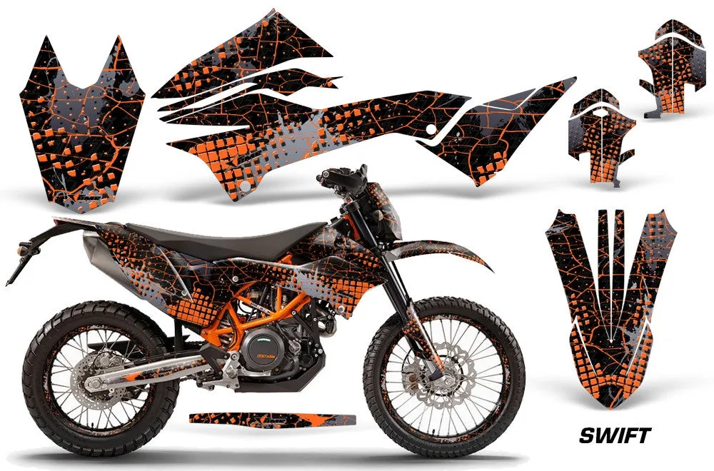 KTM Adventurer 690 Enduro/Enduro R Bike Graphic Decal Kit  2012-2018