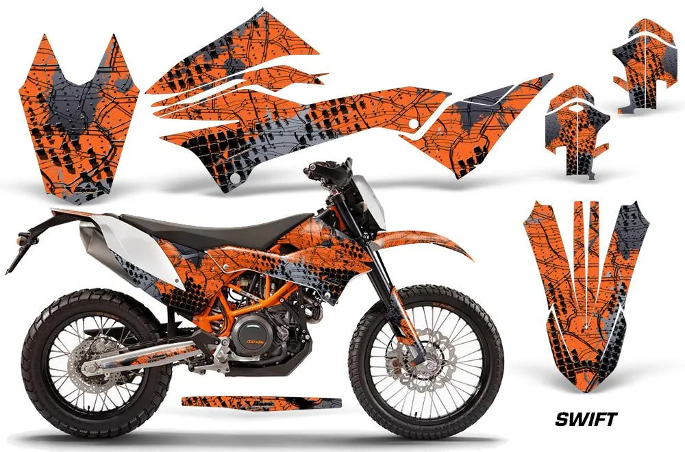 KTM Adventurer 690 Enduro/Enduro R Bike Graphic Decal Kit  2012-2018