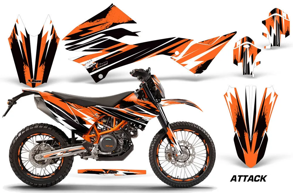KTM Adventurer 690 Enduro/Enduro R Bike Graphic Decal Kit  2012-2018