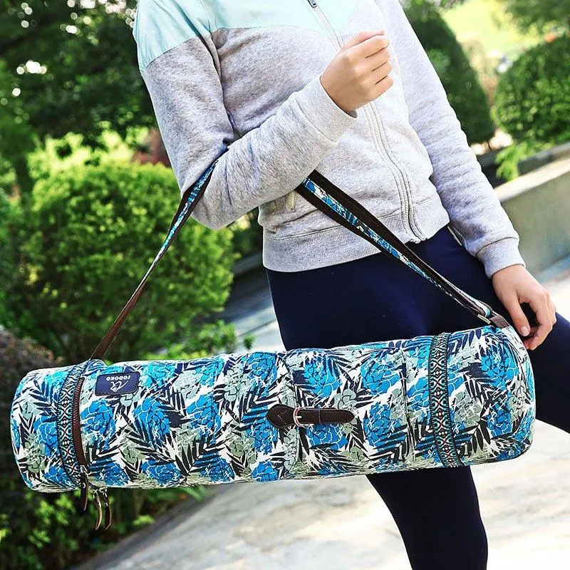 Large Yoga Mat Bag Carrier with 3 Storage Pockets