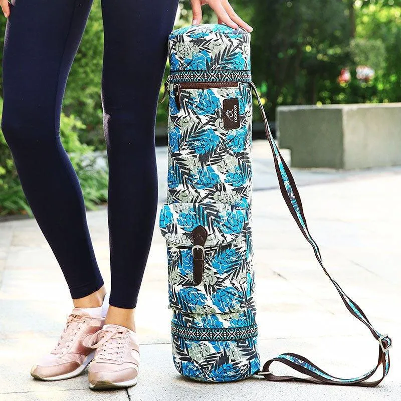 Large Yoga Mat Bag Carrier with 3 Storage Pockets