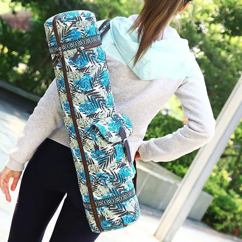 Large Yoga Mat Bag Carrier with 3 Storage Pockets