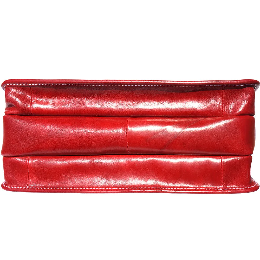 Leather briefcase with Laptop compartment inside