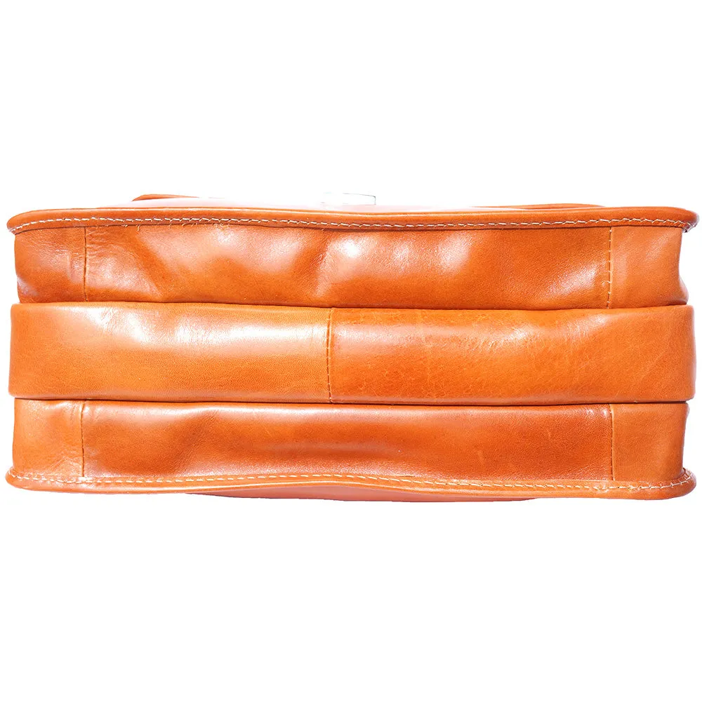 Leather briefcase with Laptop compartment inside