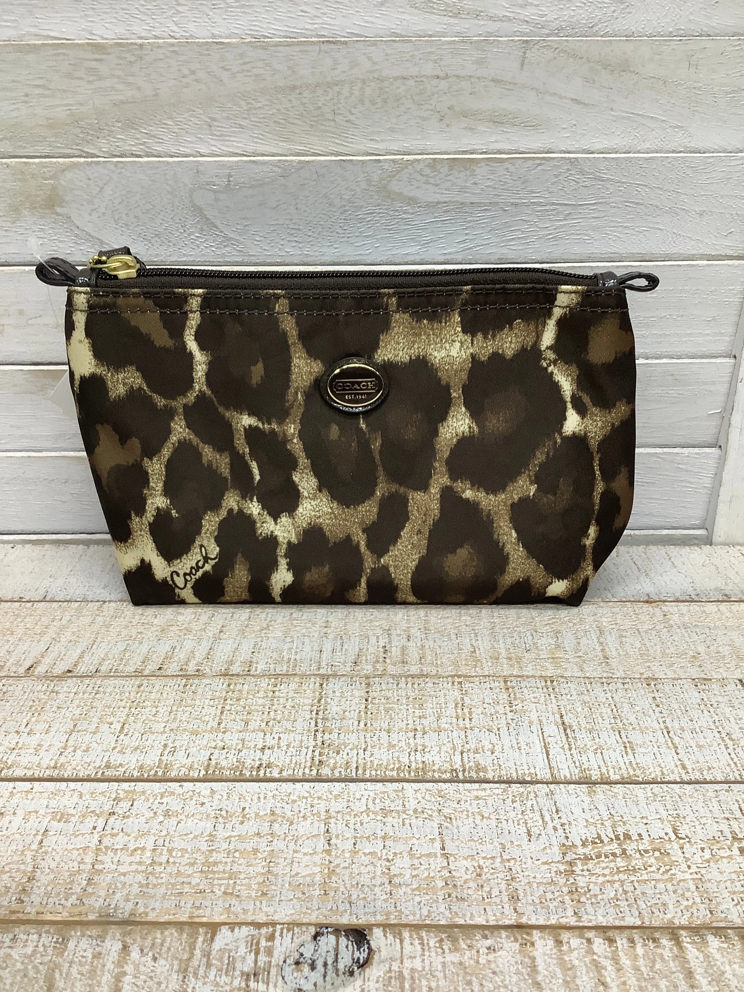 Makeup Bag Designer By Coach, Size: Small