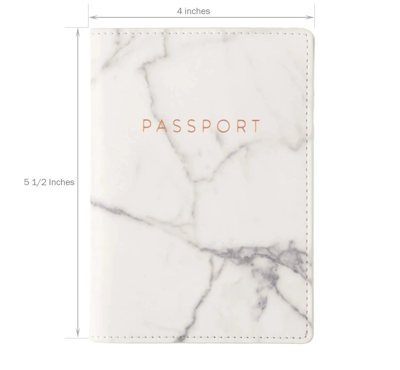 Marble Passport Cover