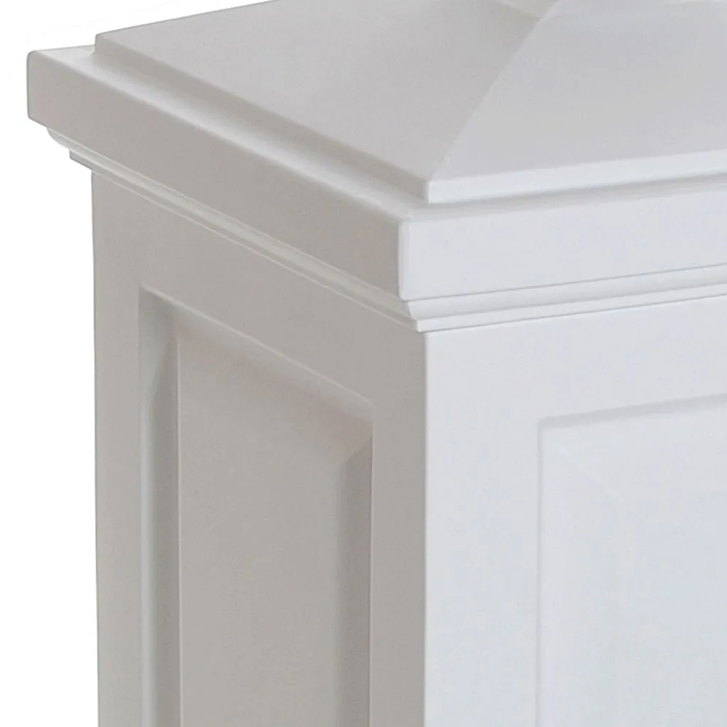 Mayne Berkshire Storage Bin in White
