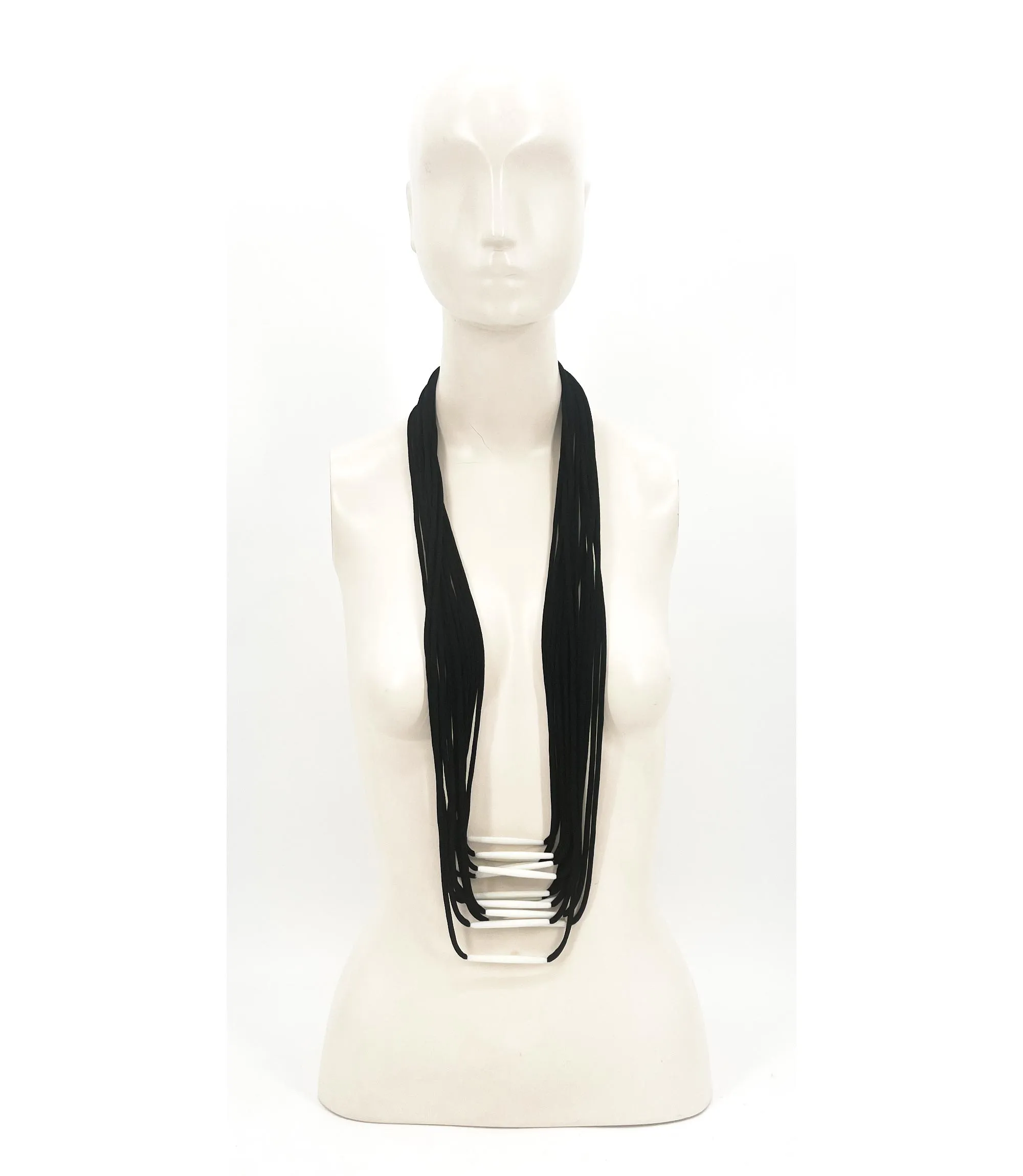 MULTI STRAND LONG NECKLACE