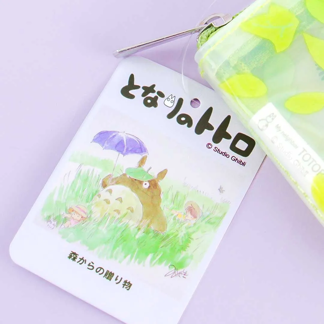 My Neighbor Totoro Clear Pencil Case - Soot Sprites & Leaves