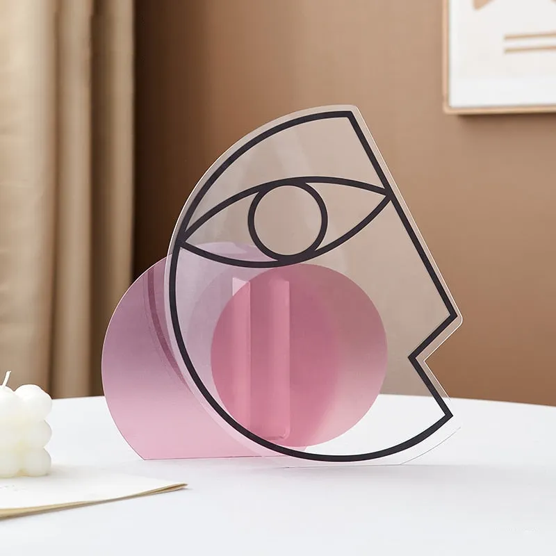 New Wave Acrylic Vase and Desktop Organizer