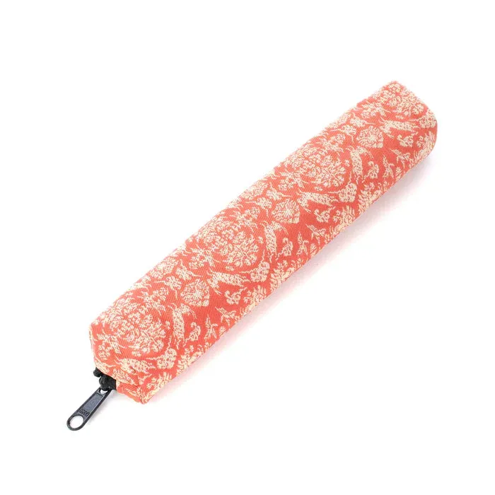Nishijin-ori Pencil Case - Goats and Flowering Plants Design - ,  Made in Kyoto, Japan,  Japanese traditional craft pen case