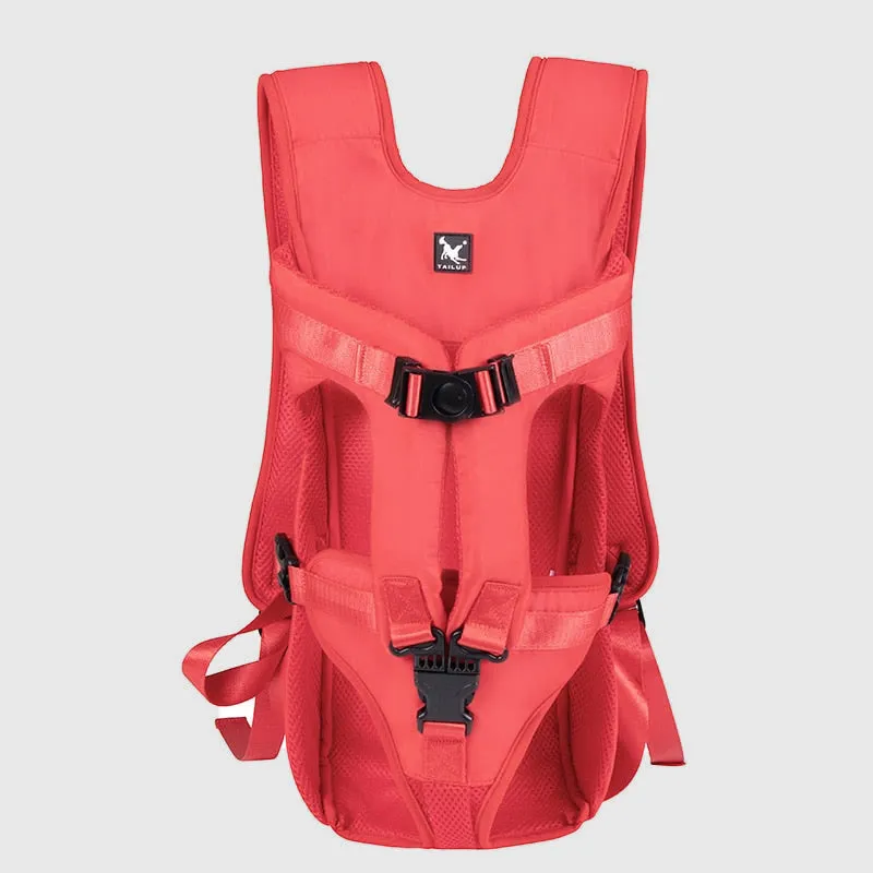Outdoor Dog Pet Sling Backpack Easy To Carry Adjustable Chest Backpack