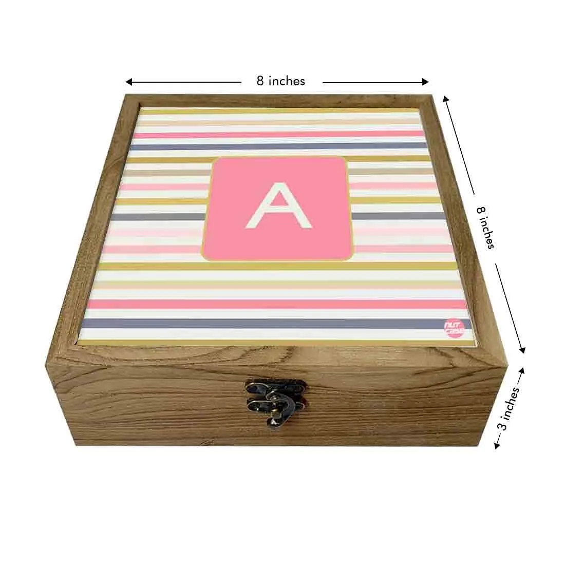 Personalised Passport Holder - Pink Strips
