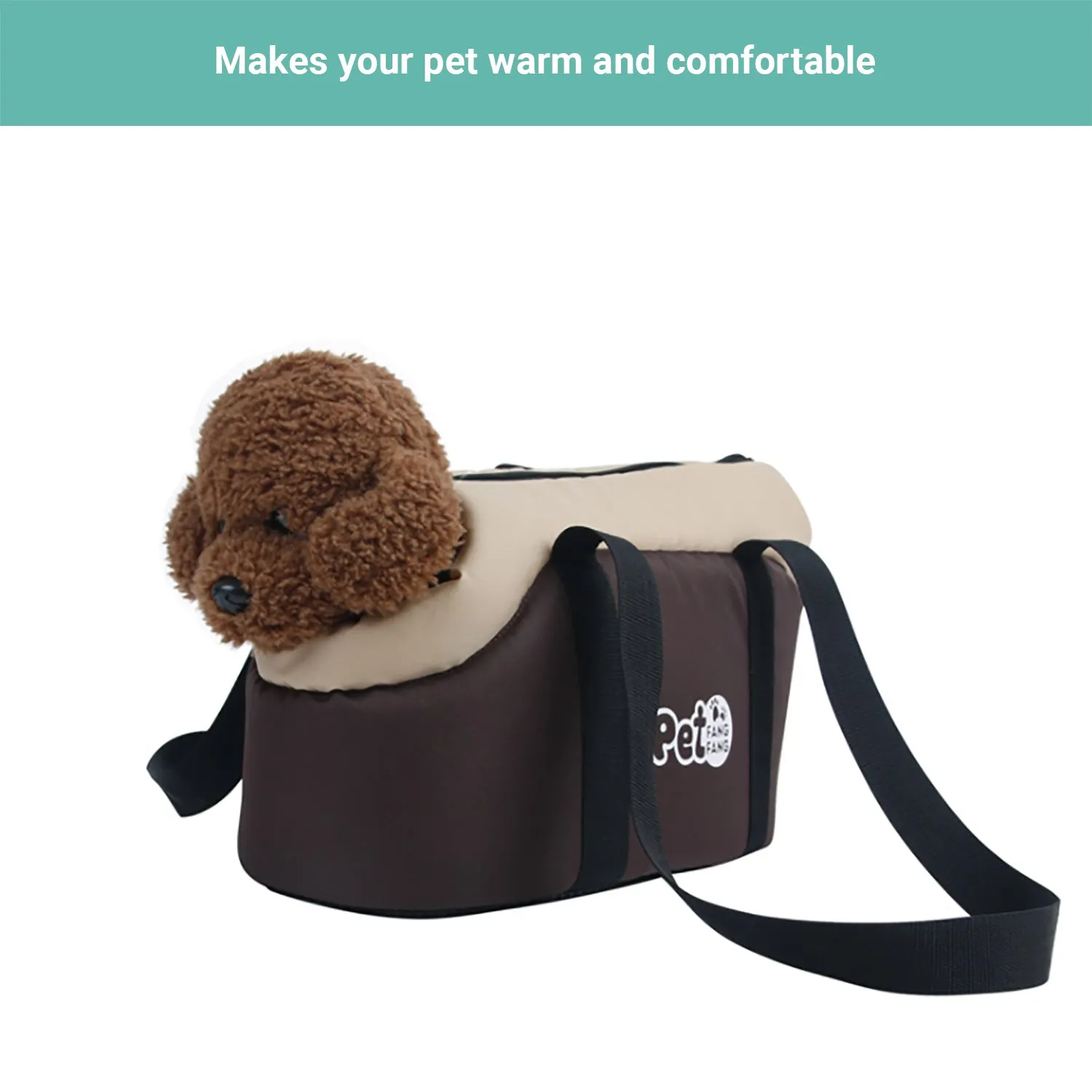 Pipers Pet Carrier Purse Warm Sponge Travel Bag Cat Dog Portable Warm Tote