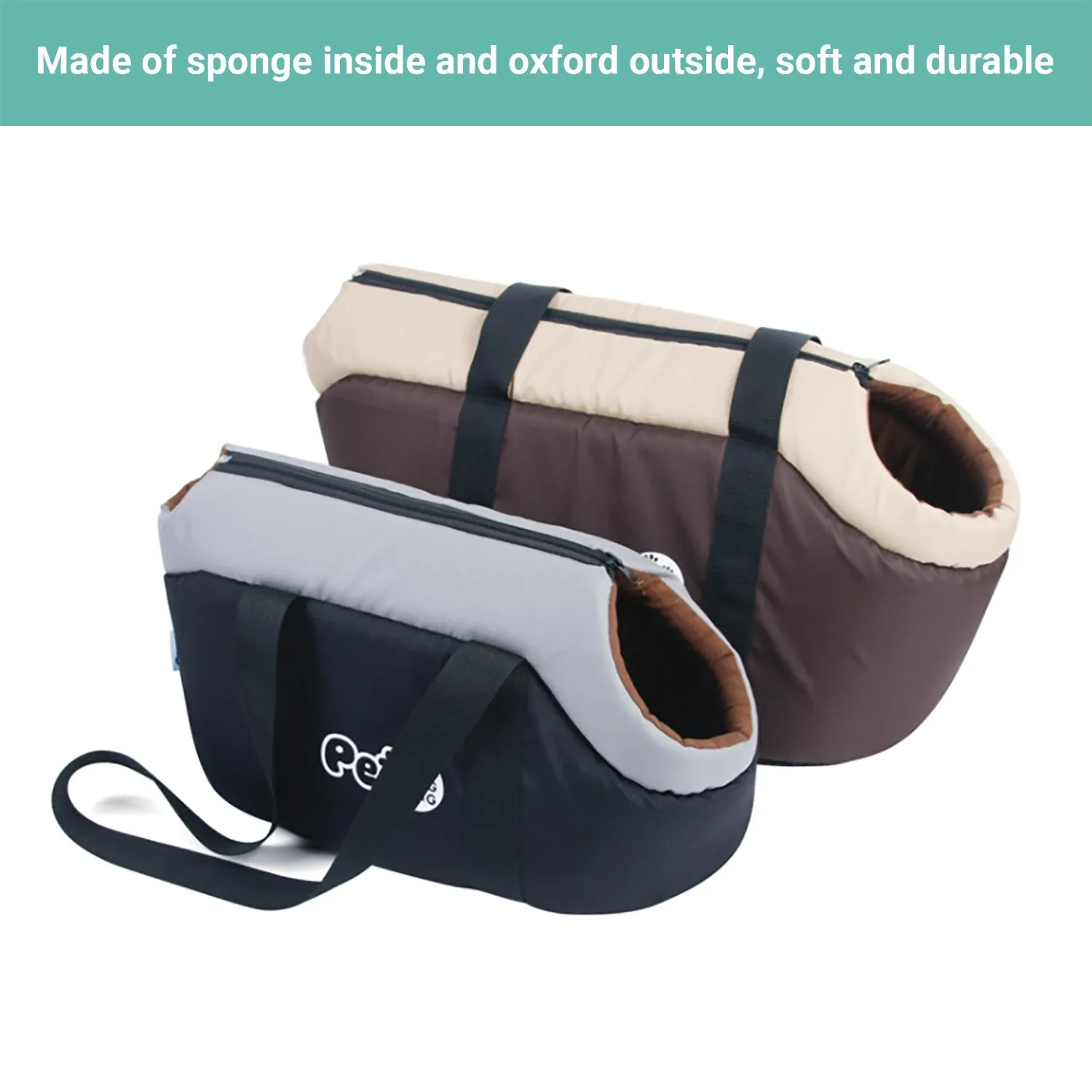 Pipers Pet Carrier Purse Warm Sponge Travel Bag Cat Dog Portable Warm Tote
