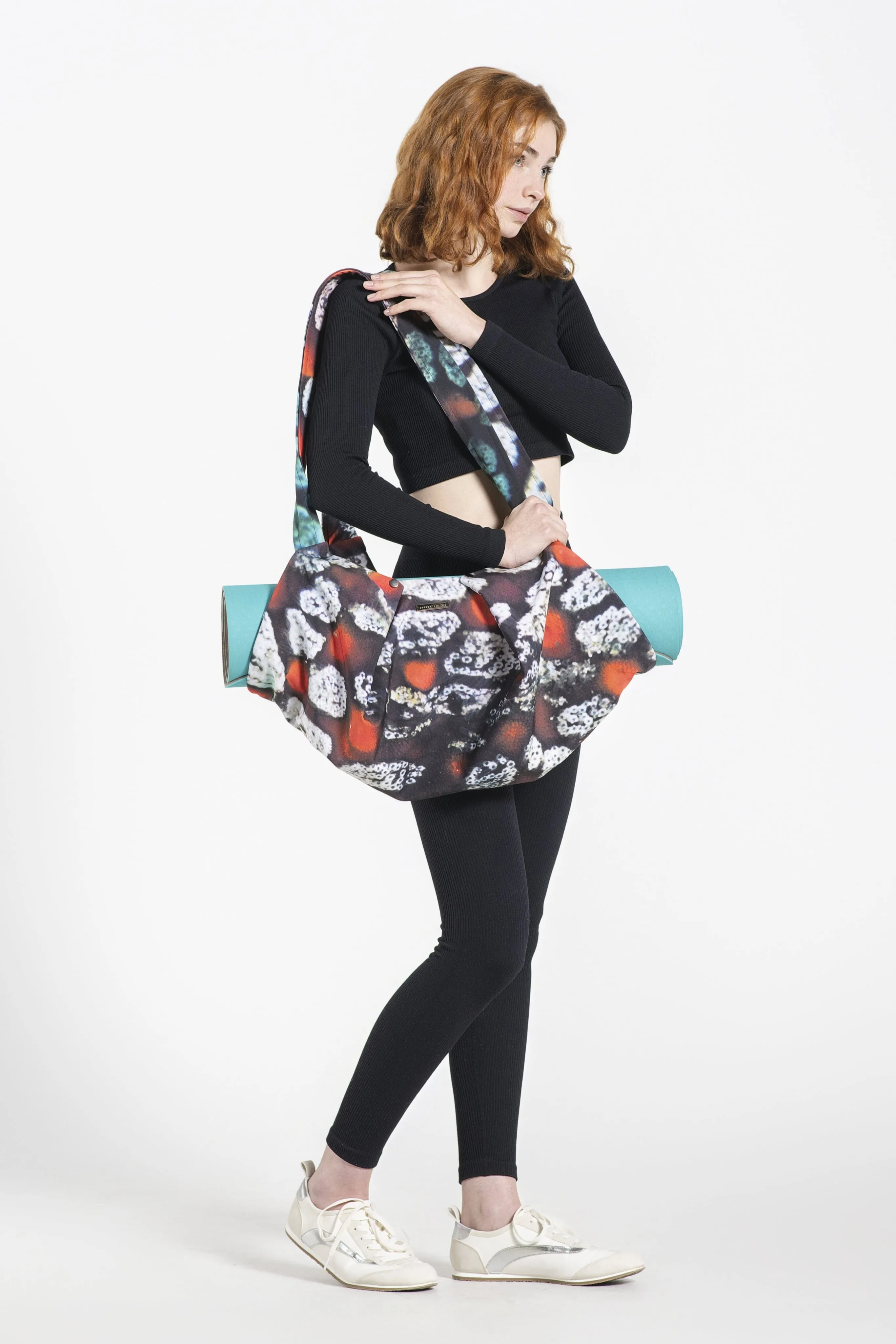 Red Yoga Bag with Zipper
