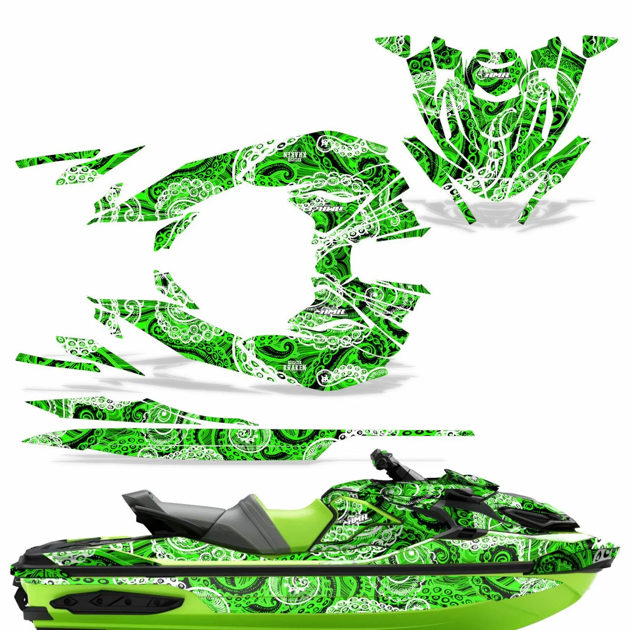 Sea Doo RXT-X-GTX 300 Watercraft Graphics (2019-2023)