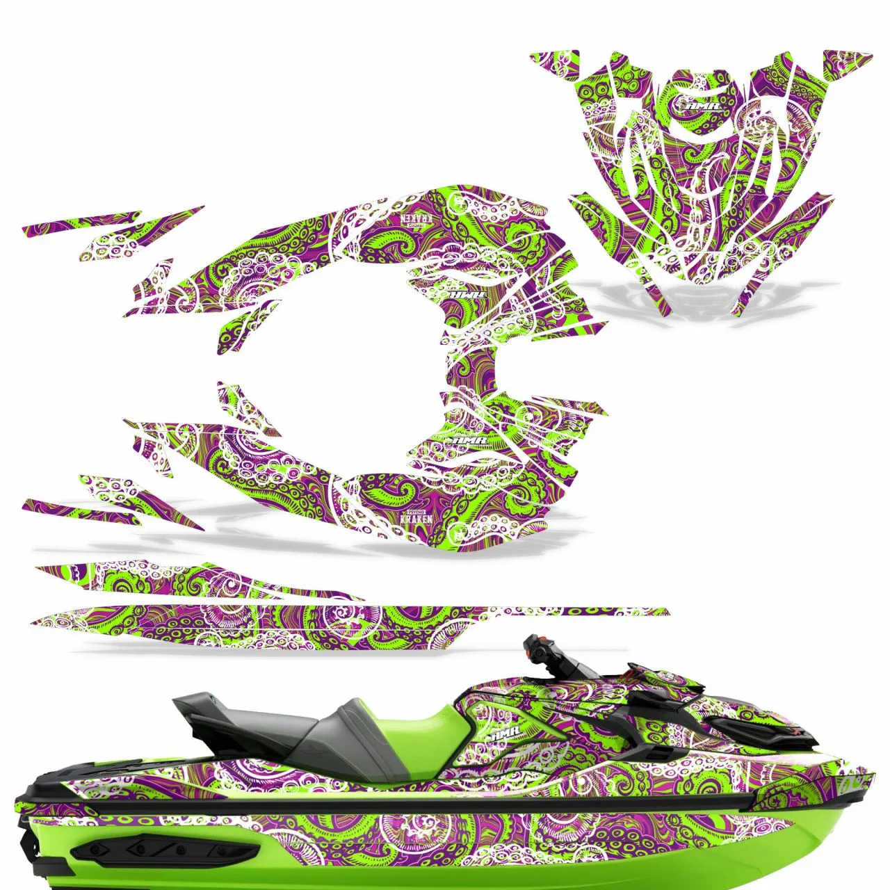 Sea Doo RXT-X-GTX 300 Watercraft Graphics (2019-2023)