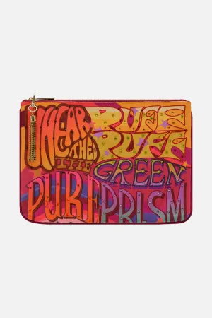 SMALL CANVAS CLUTCH PURE PRISM