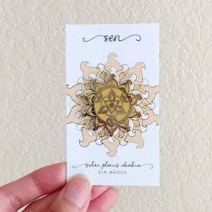 Solar Plexus Chakra // Pin Badge