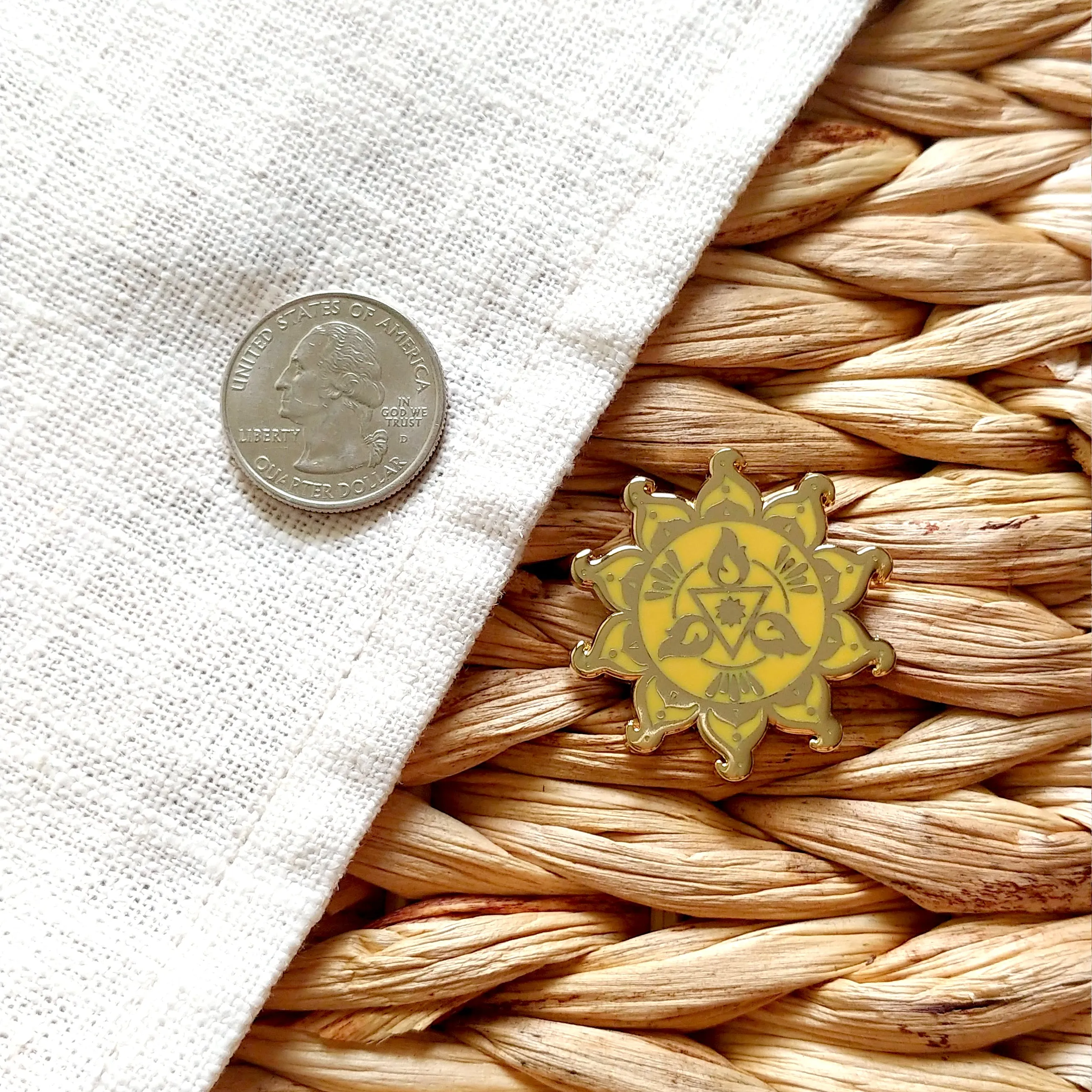 Solar Plexus Chakra // Pin Badge