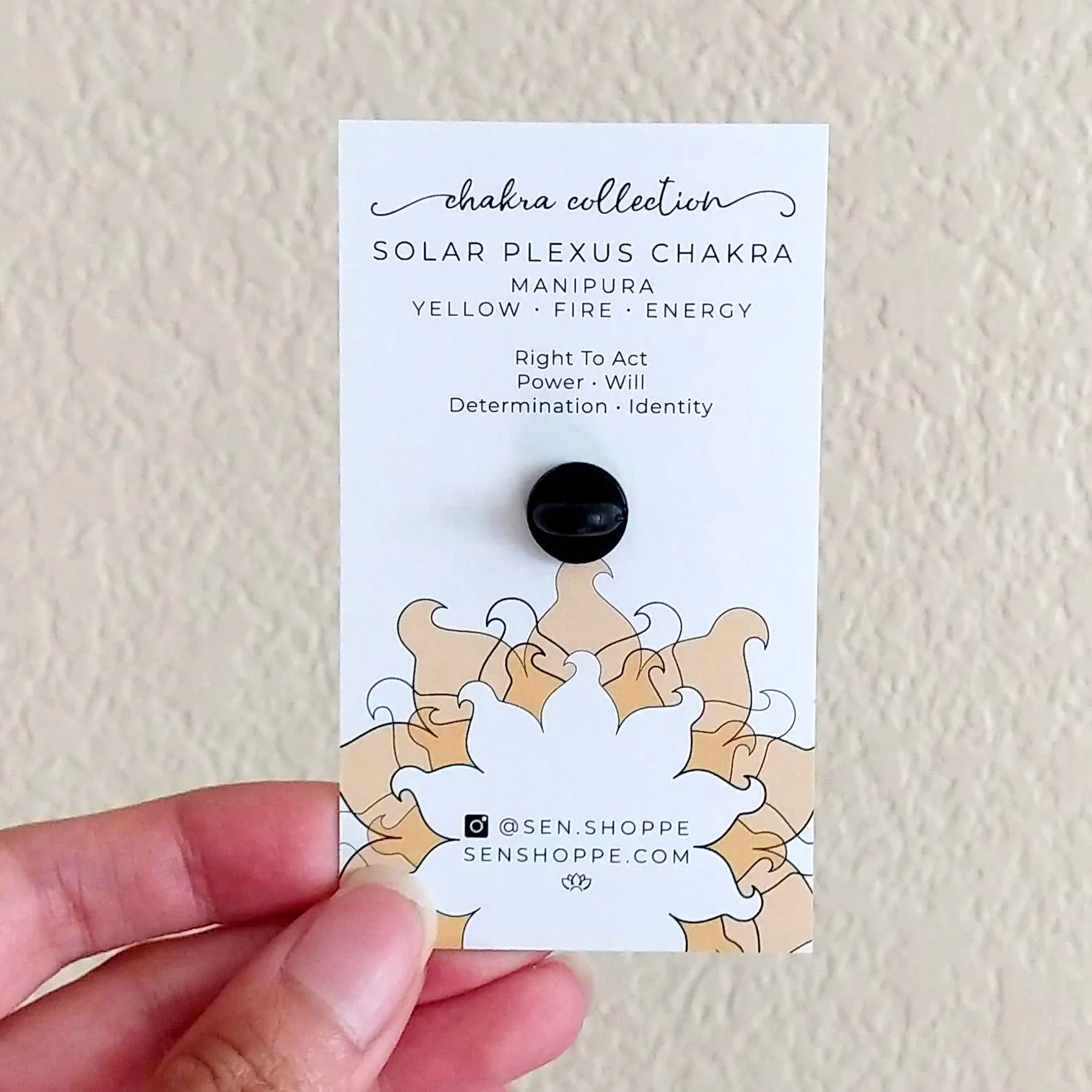 Solar Plexus Chakra // Pin Badge
