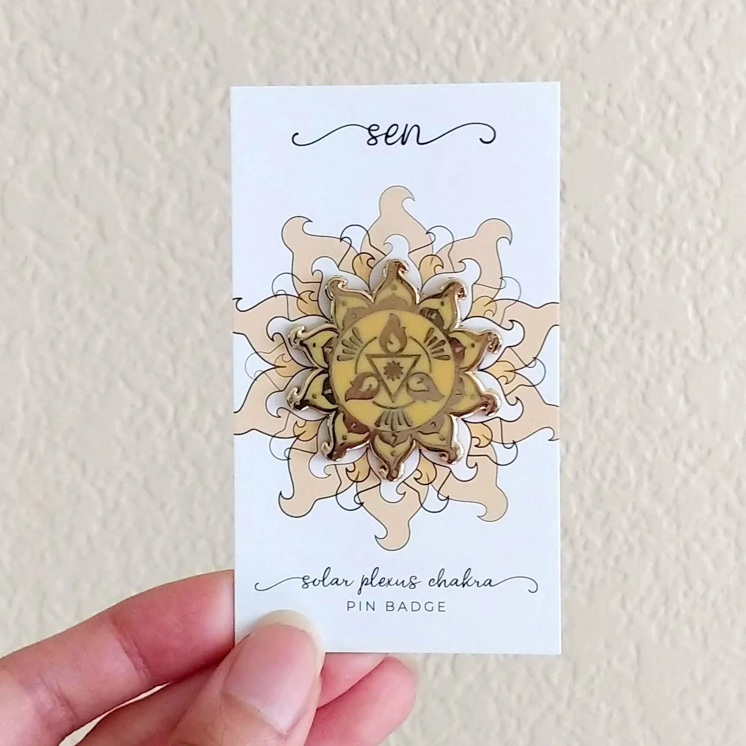 Solar Plexus Chakra // Pin Badge