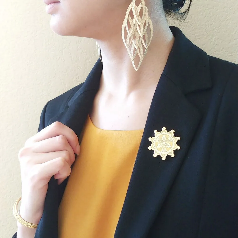 Solar Plexus Chakra // Pin Badge