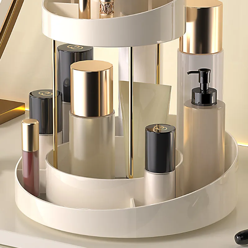 Sophie 2-Tier Makeup Organizer - White
