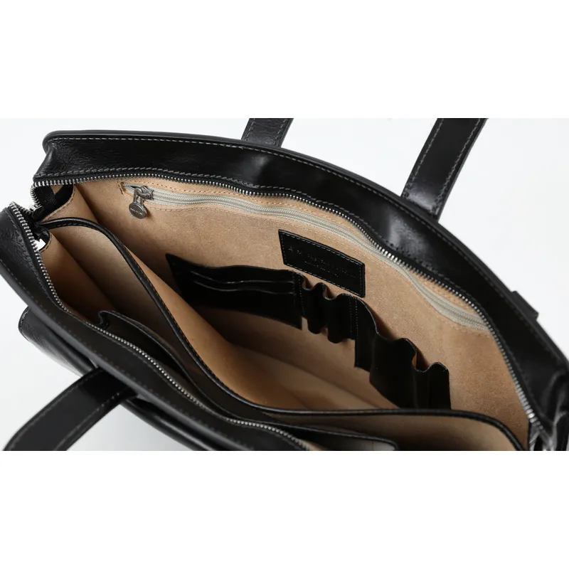 The Tempest - Italian Leather Briefcase