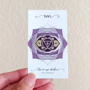 Third Eye Chakra // Pin Badge