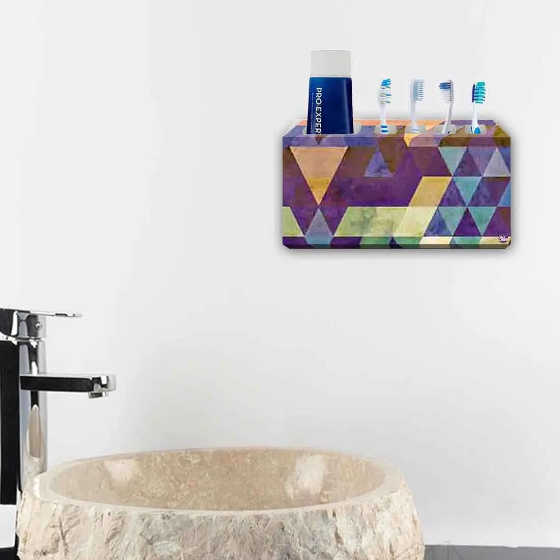 Toothbrush Holder Wall Mounted -Geometrica
