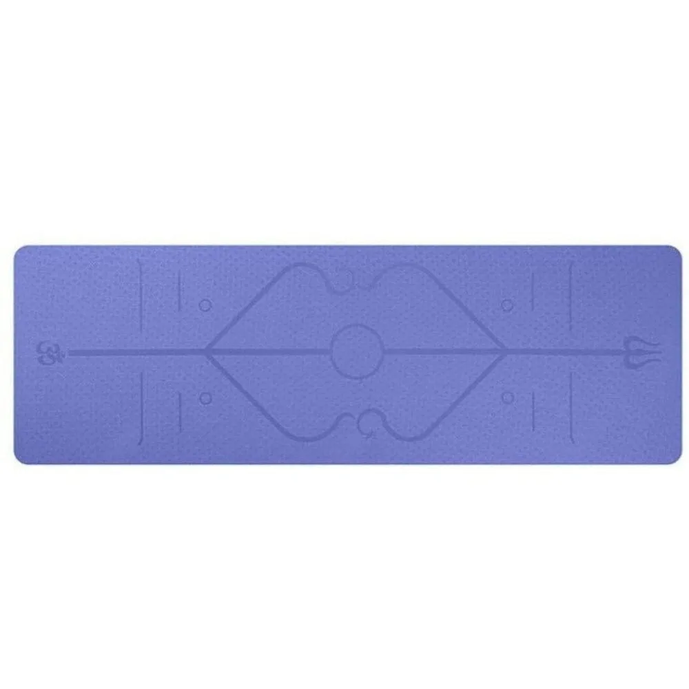 TPE Yoga Mat With Position Lines