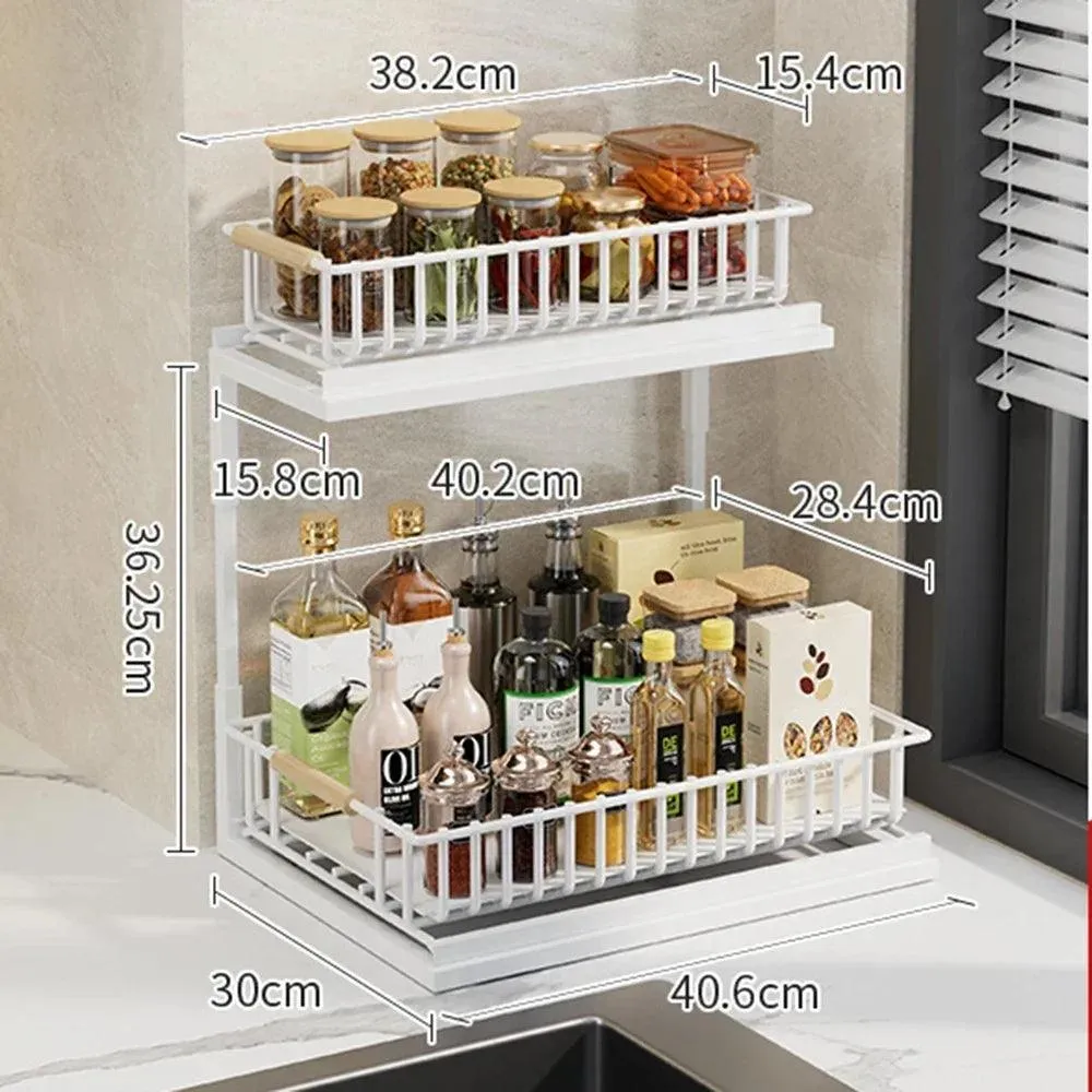Under Sink Storage Rack