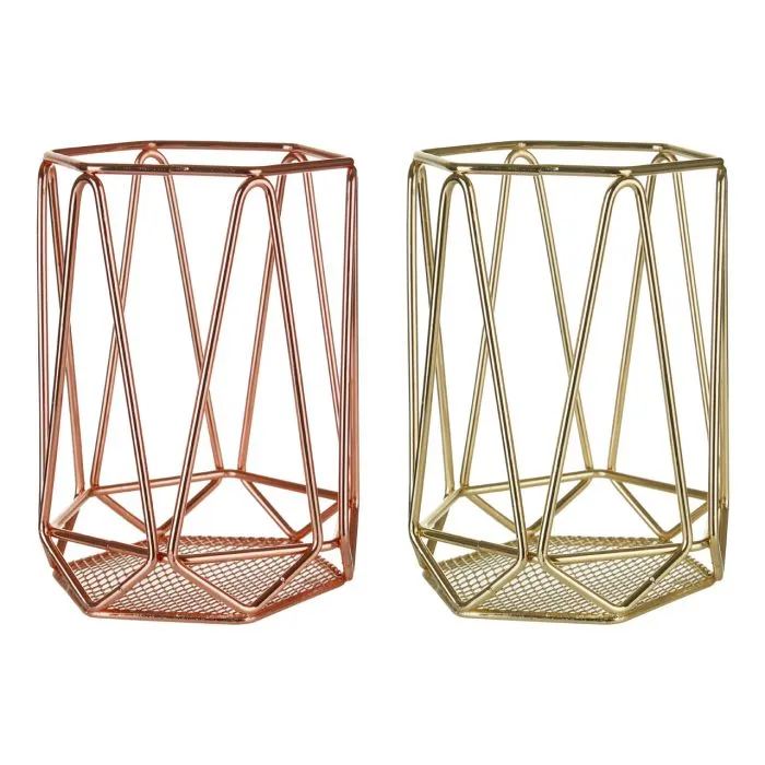 Vertex Gold Finish Utensil Holder