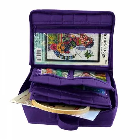 Yazzii Mini Craft Organizer Large Purple CA14P