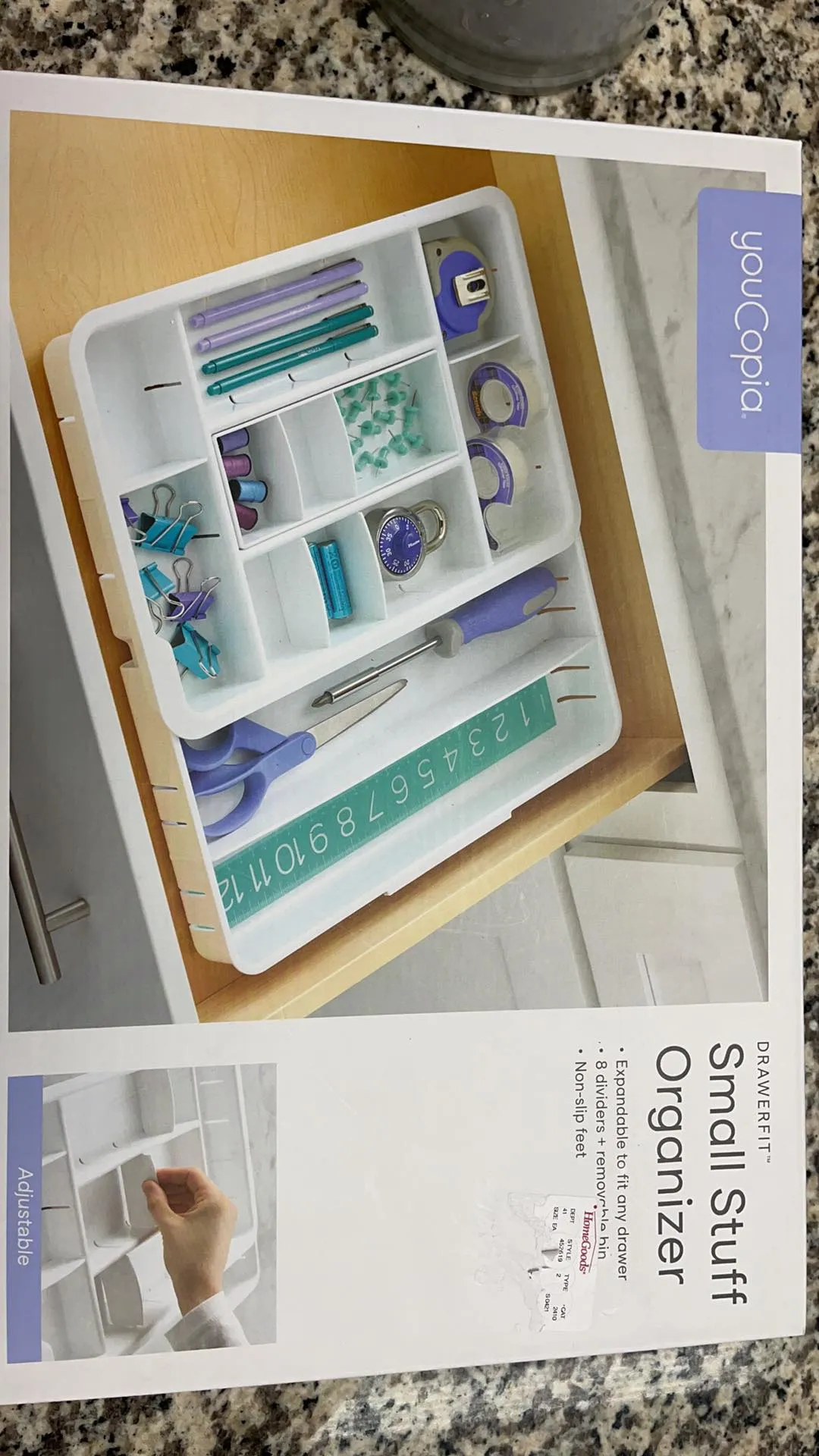 YouCopia - DrawerFit Small Stuff Organizer