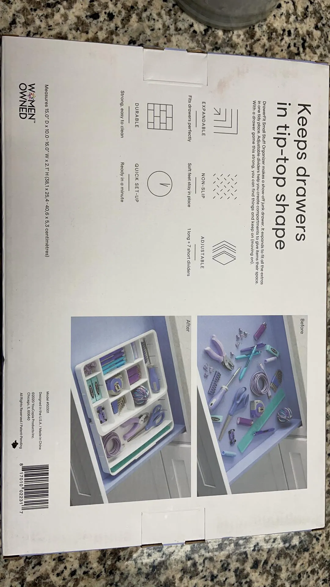 YouCopia - DrawerFit Small Stuff Organizer
